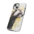 Badger on a Yellow Background - Impact Resistant Phone Case